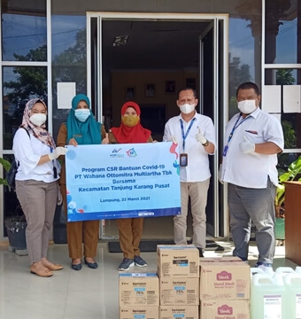 Jelang HUT, WOM Finance Salurkan Bantuan Pandemi Covid-19 di Wilayah Zona Merah
